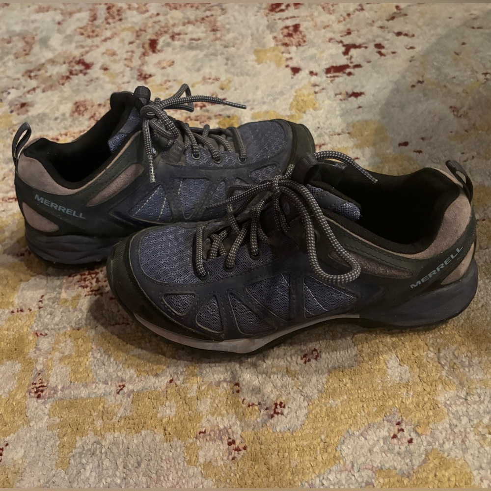 Merrell Blue Hiking Shoes
